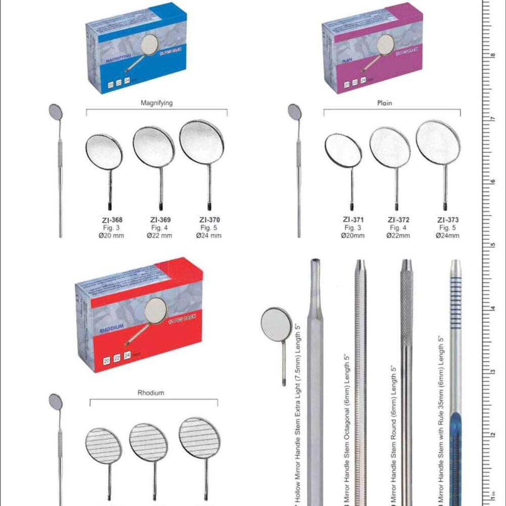 Handles For Mouth Mirrors