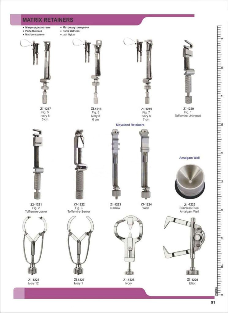 Matrx Retainer Matrix Retainers – Zaryab Instruments